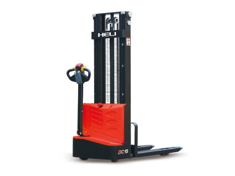 Хели електричен стакер виљушкар